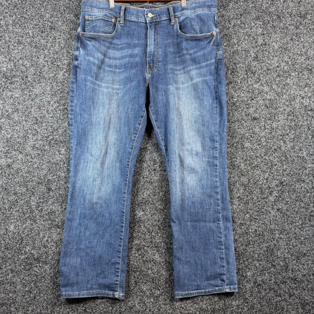 Lucky Brand 223 Straight Leg Mens Blue Denim Jeans 36x29 Medium Wash